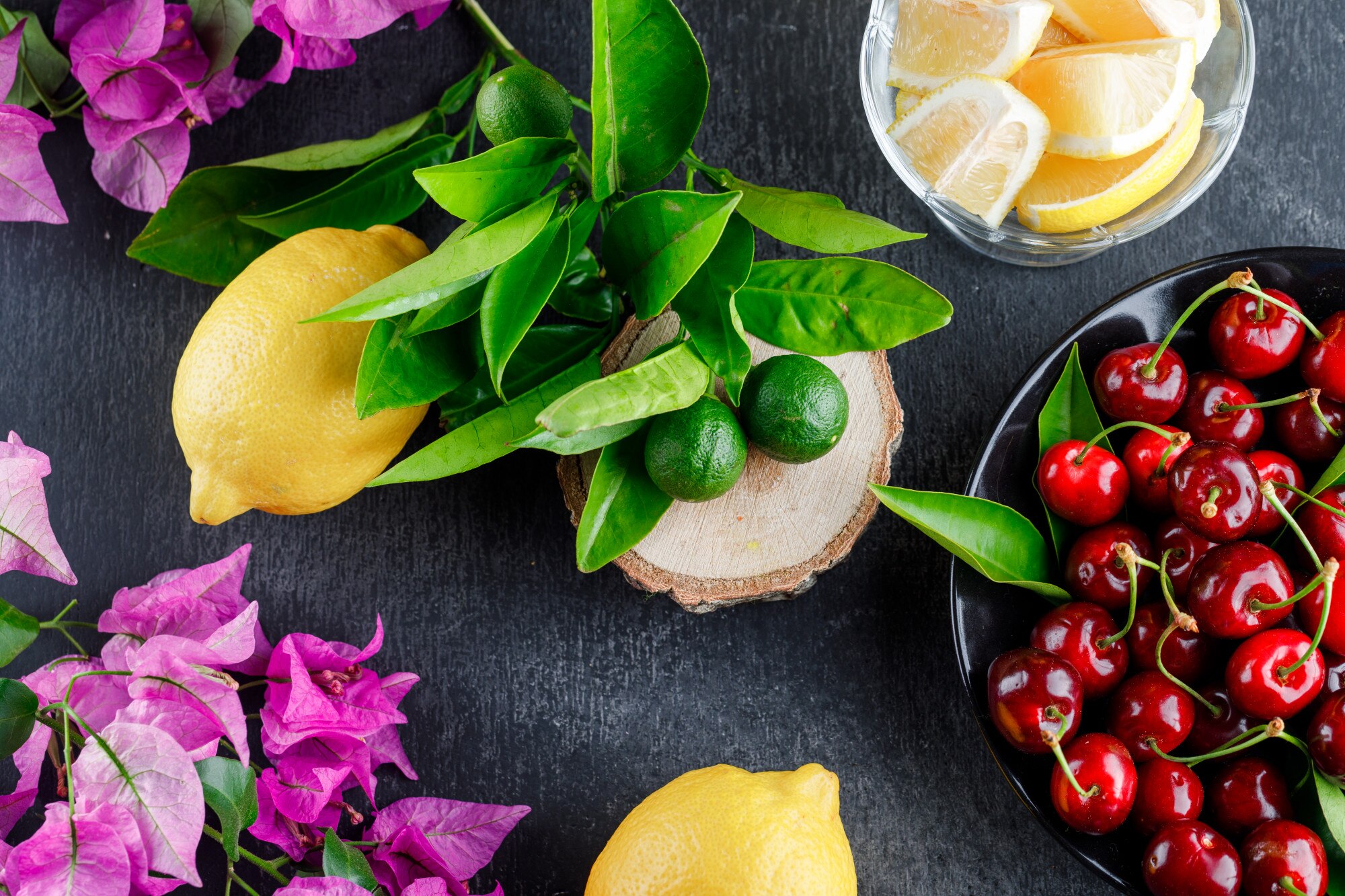 Ingredientes naturales y coloridos